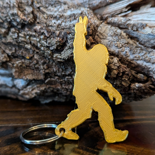 Peace Squatchy Keychains